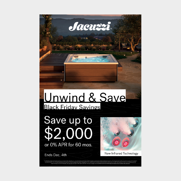 Jacuzzi® Posters (24″x36″)